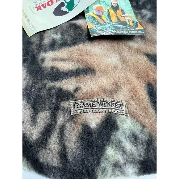 NWT Mossy Oak Fleece Face Mask Brown Duck Lined - Picture 3 of 9